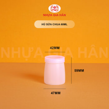 HŨ SỮA CHUA NHỰA HDPE 60ML - Ảnh 7